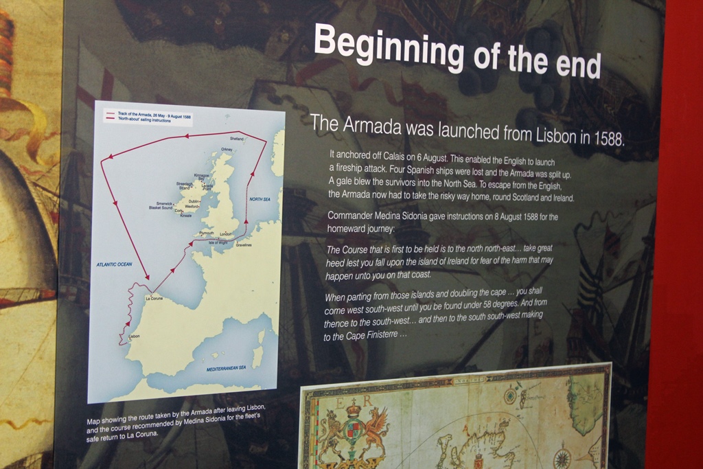 Route of Spanish Armada